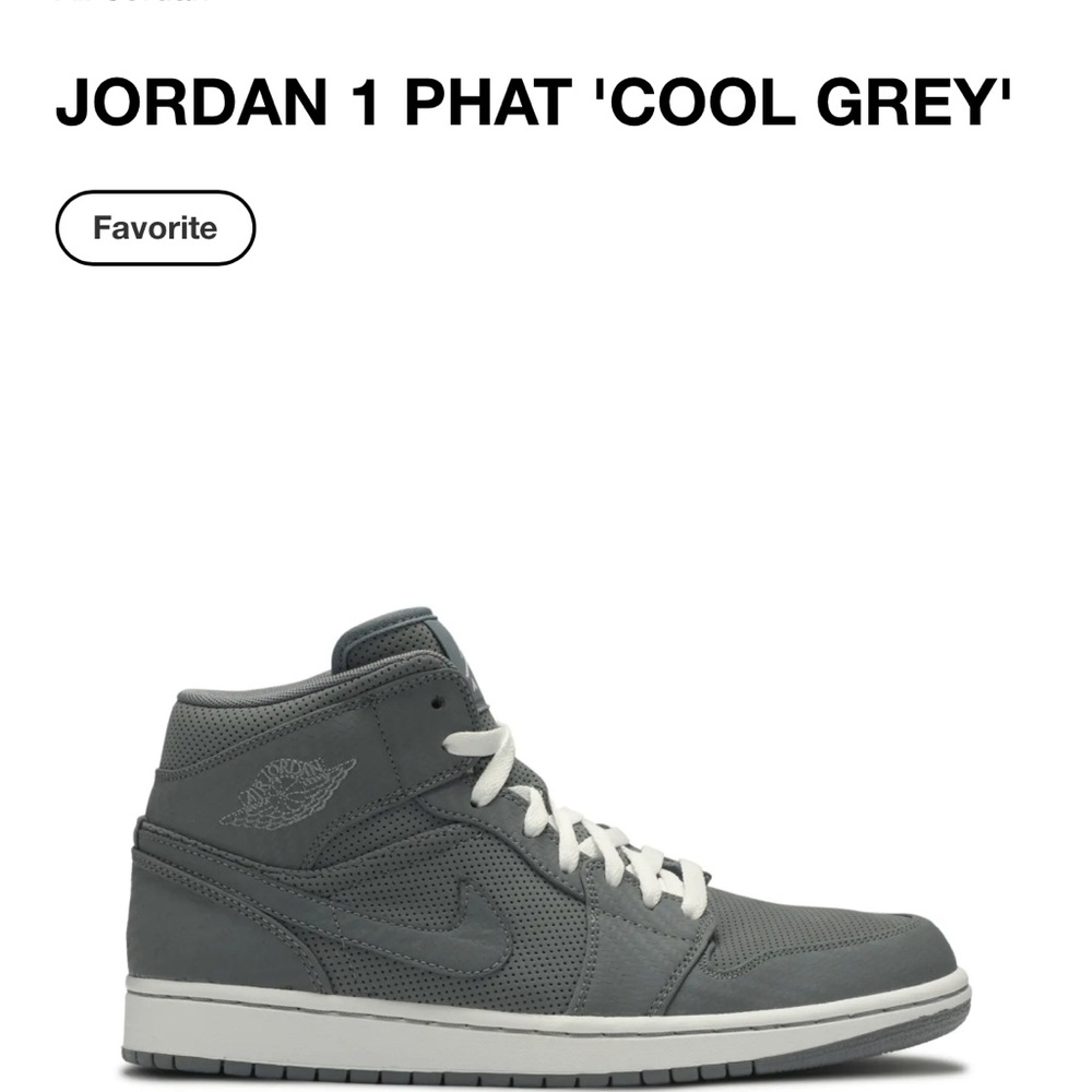 Jordan 1 Phat Cool Gray